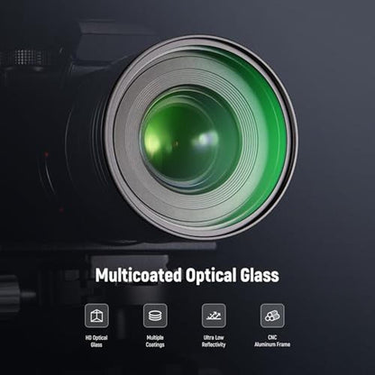 NEEWER 67mm MC UV Protection Filter with Lens Cap – In Use