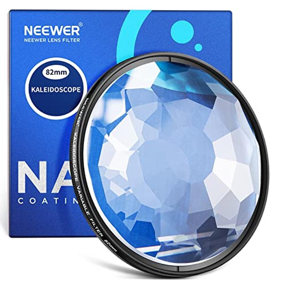 Neewer 82mm Kaleidoscope Prism Lens Filter – Front View
