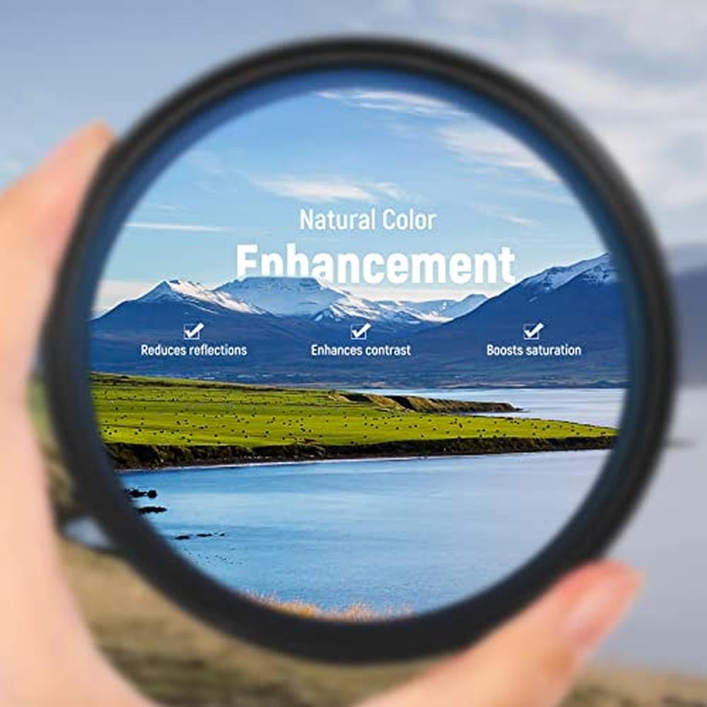 Neewer 82mm Polarizing Filter 30 Layer Multi Resistant Nano – Close-up Detail