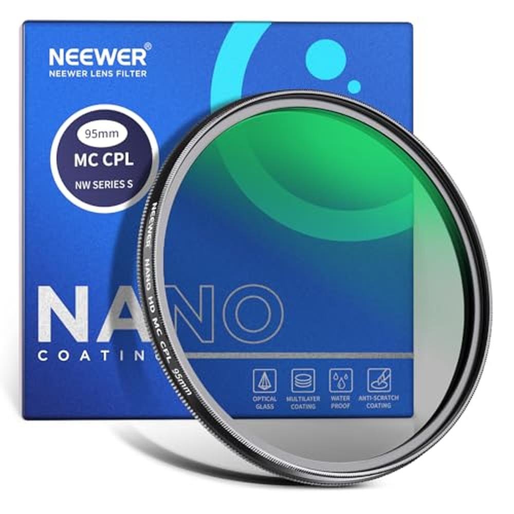 Neewer 95mm Polarizing Filter – Front View