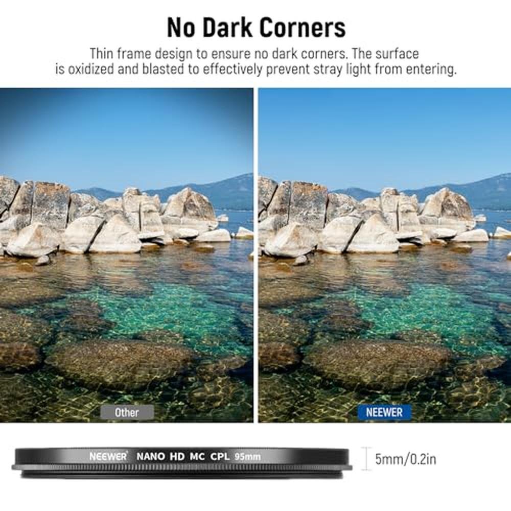 Neewer 95mm Polarizing Filter – In Use