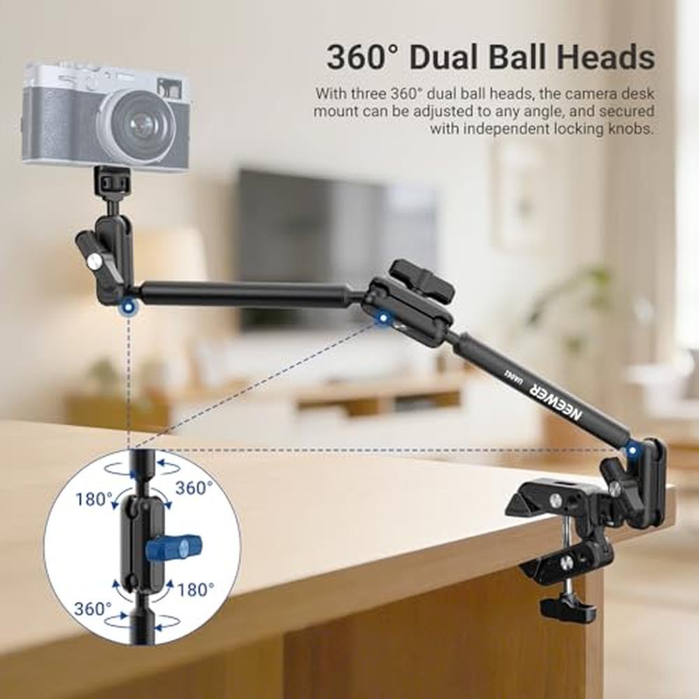 Arm Neewer: Neewer Magic Arm Stand 55cm – Close-up Detail