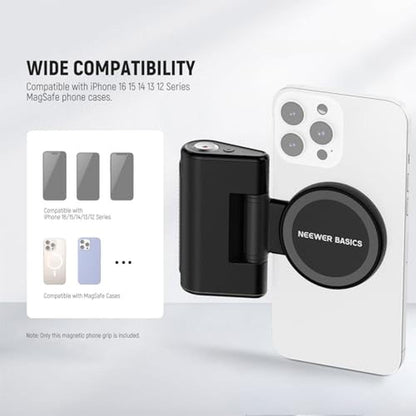 Magnetic Neewer: NEEWER Basics WS-25001 Phone Camera Grip – In Use