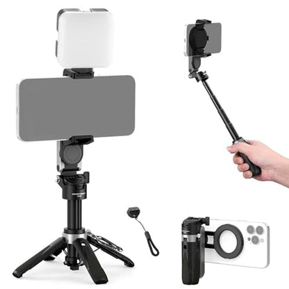 Neewer Basics: Magnetic Selfie Stick Tripod – Front View
