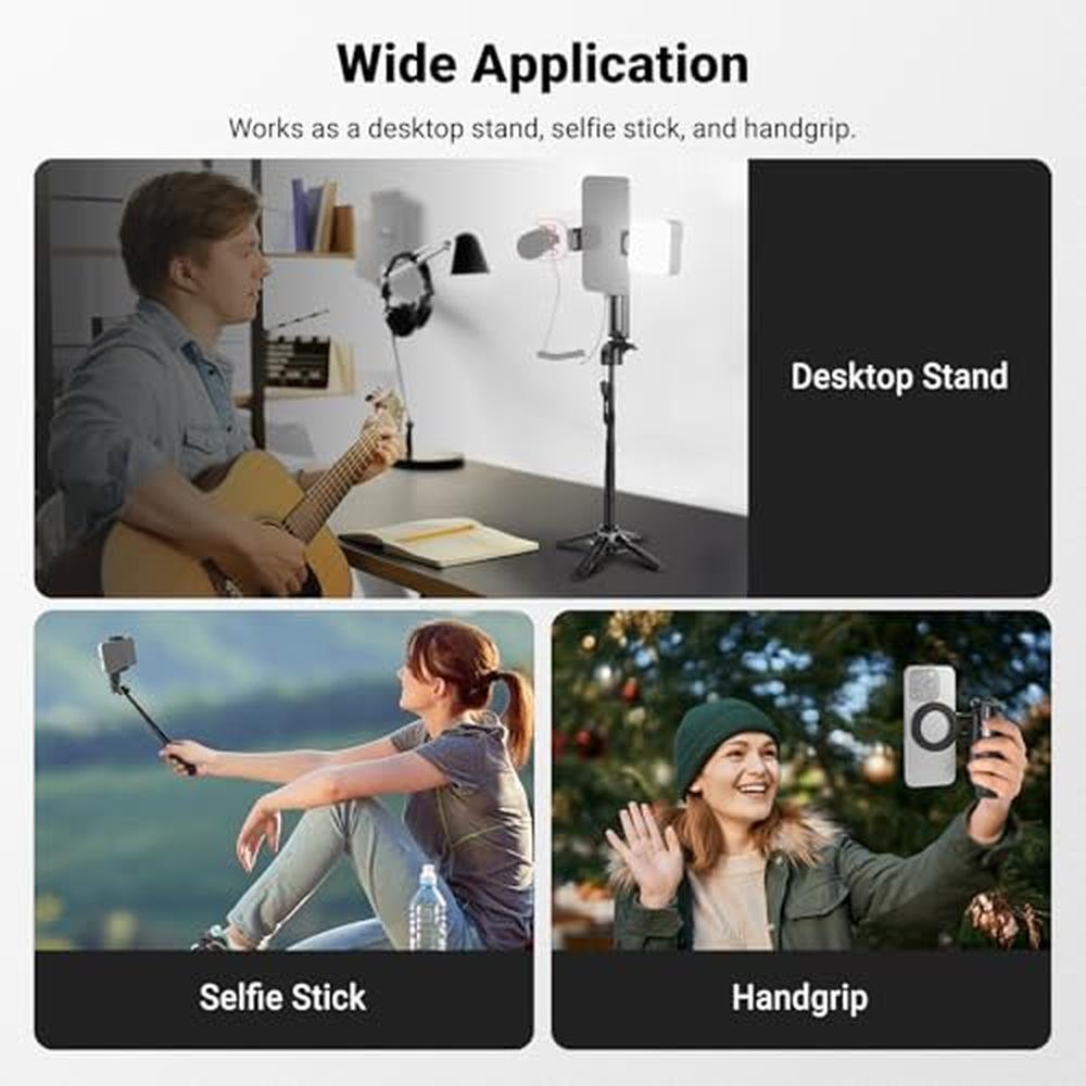 Neewer Basics: Magnetic Selfie Stick Tripod – In Use