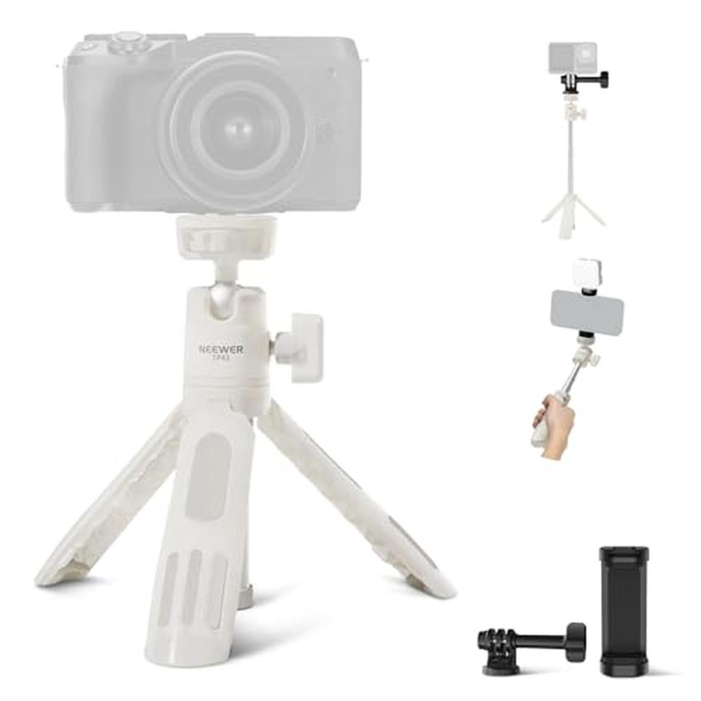 Neewer Basics Mini Desk Selfie Stick Tripod – Front View