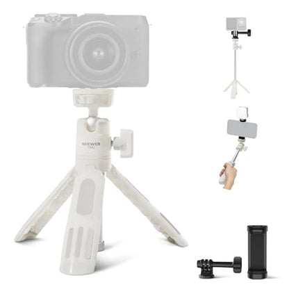Neewer Basics Mini Desk Selfie Stick Tripod – Front View