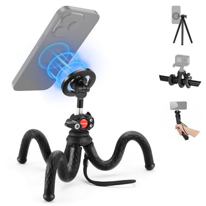 Tripod Neewer: Neewer Magnetic Flexible Phone Tripod – Front View
