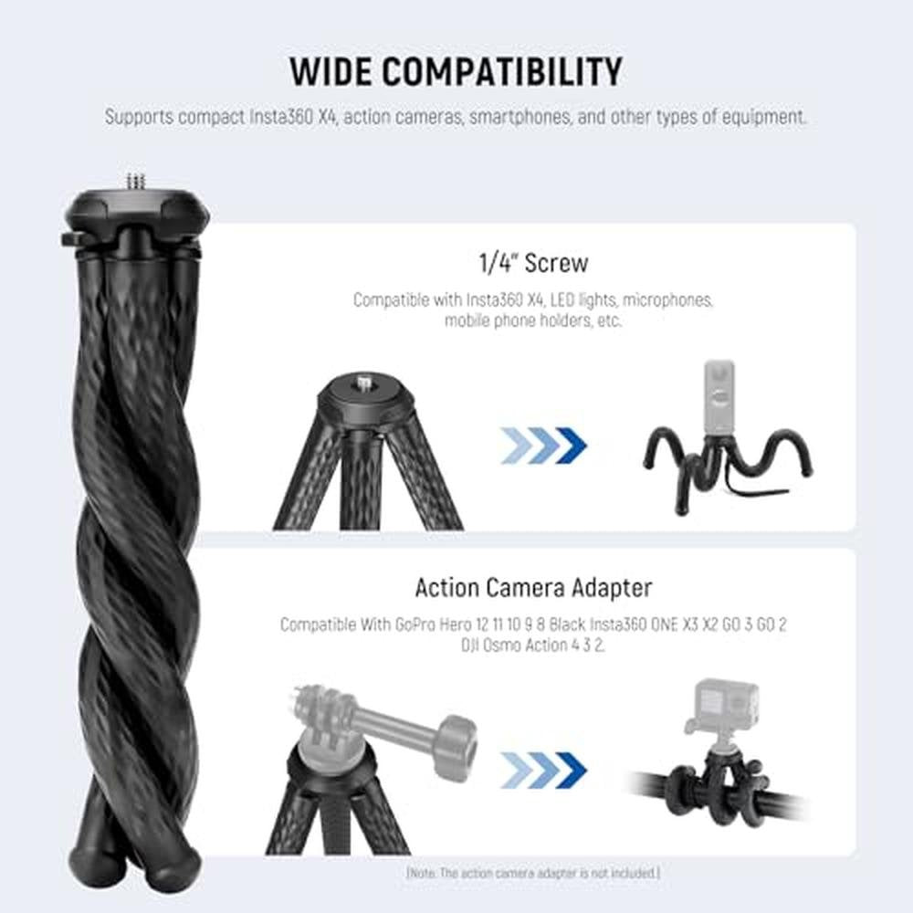 Tripod Neewer: Neewer Magnetic Flexible Phone Tripod – In Use