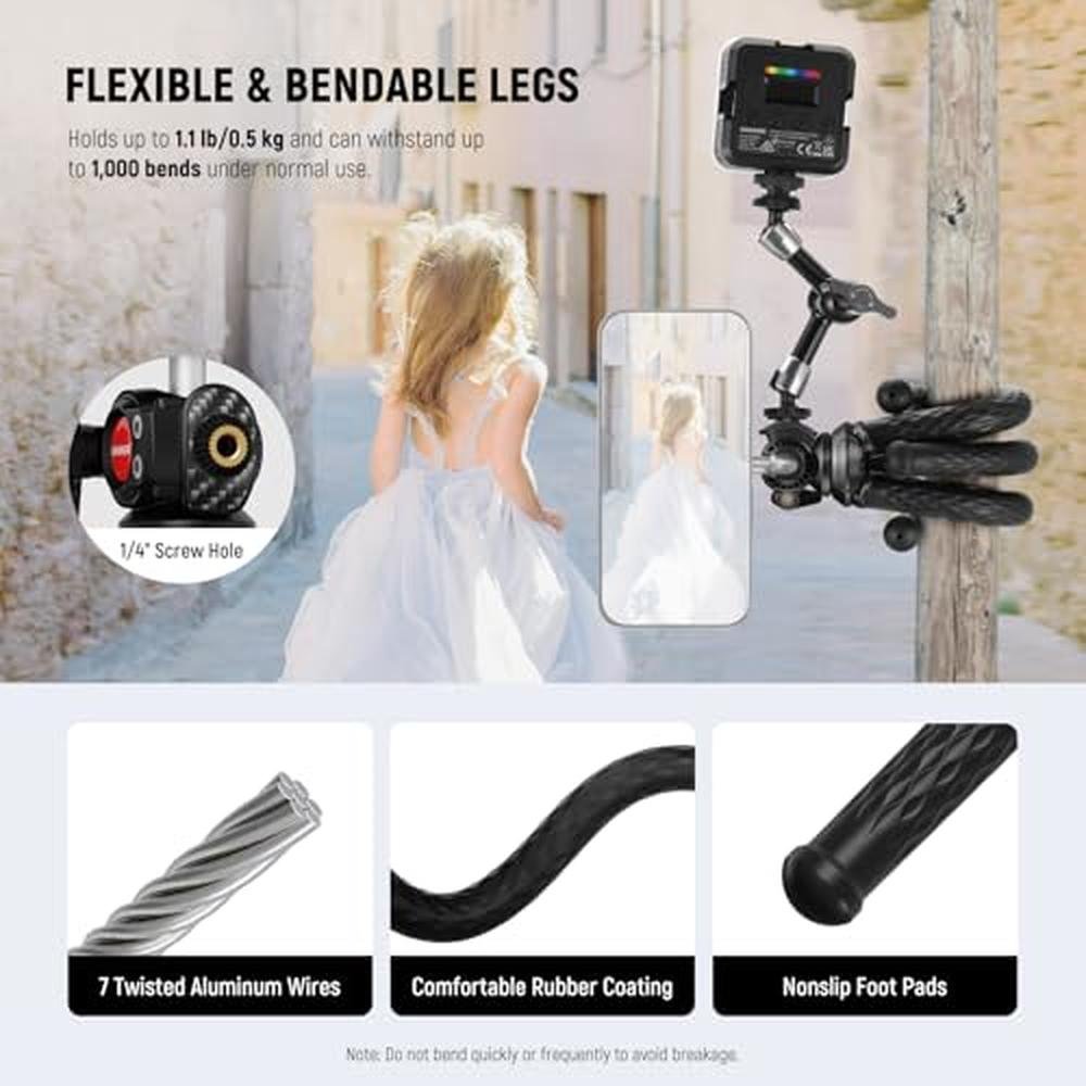 Tripod Neewer: Neewer Magnetic Flexible Phone Tripod – Packaging