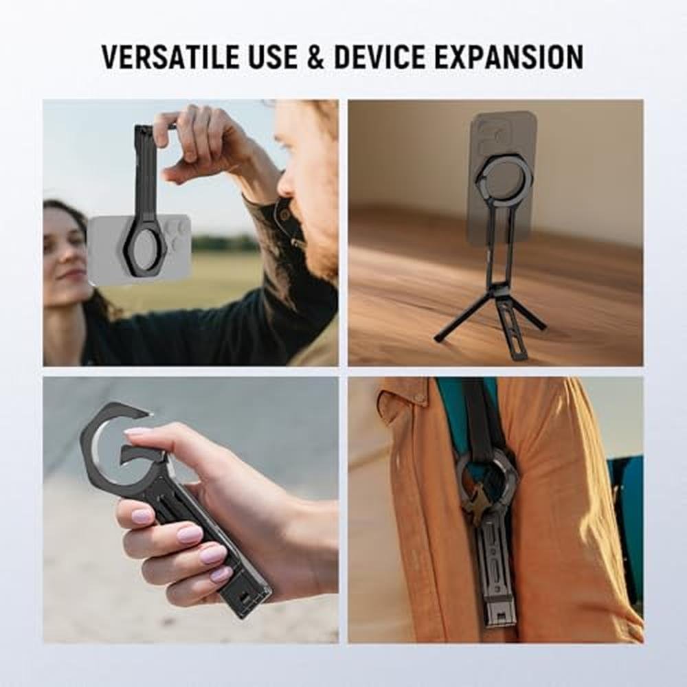 Phone Tripod Stand: Neewer Magnetic Metal Lightweight – In Use