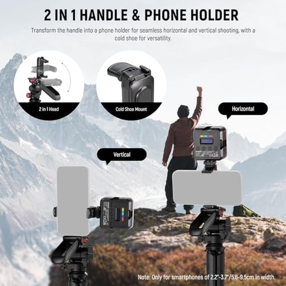 Tripod iPhone: NEEWER Mini Flexible Tripod with Remote – In Use