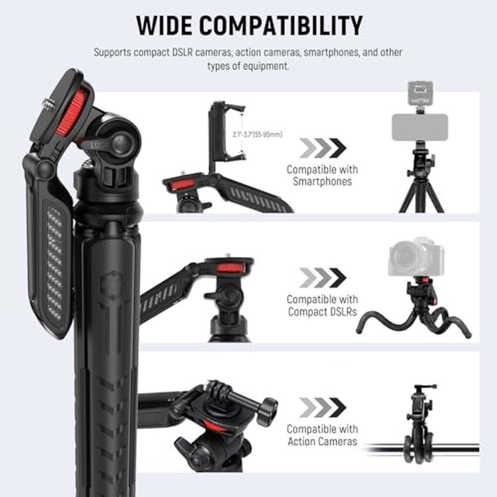 Tripod iPhone: NEEWER Mini Flexible Tripod with Remote – Packaging
