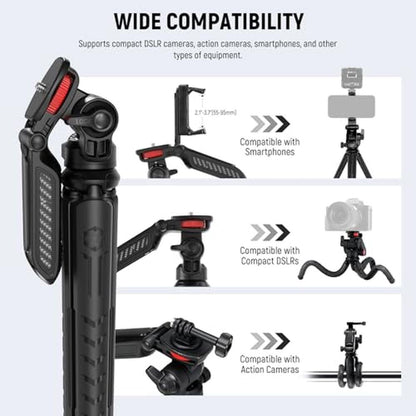 Tripod iPhone: NEEWER Mini Flexible Tripod with Remote – Packaging