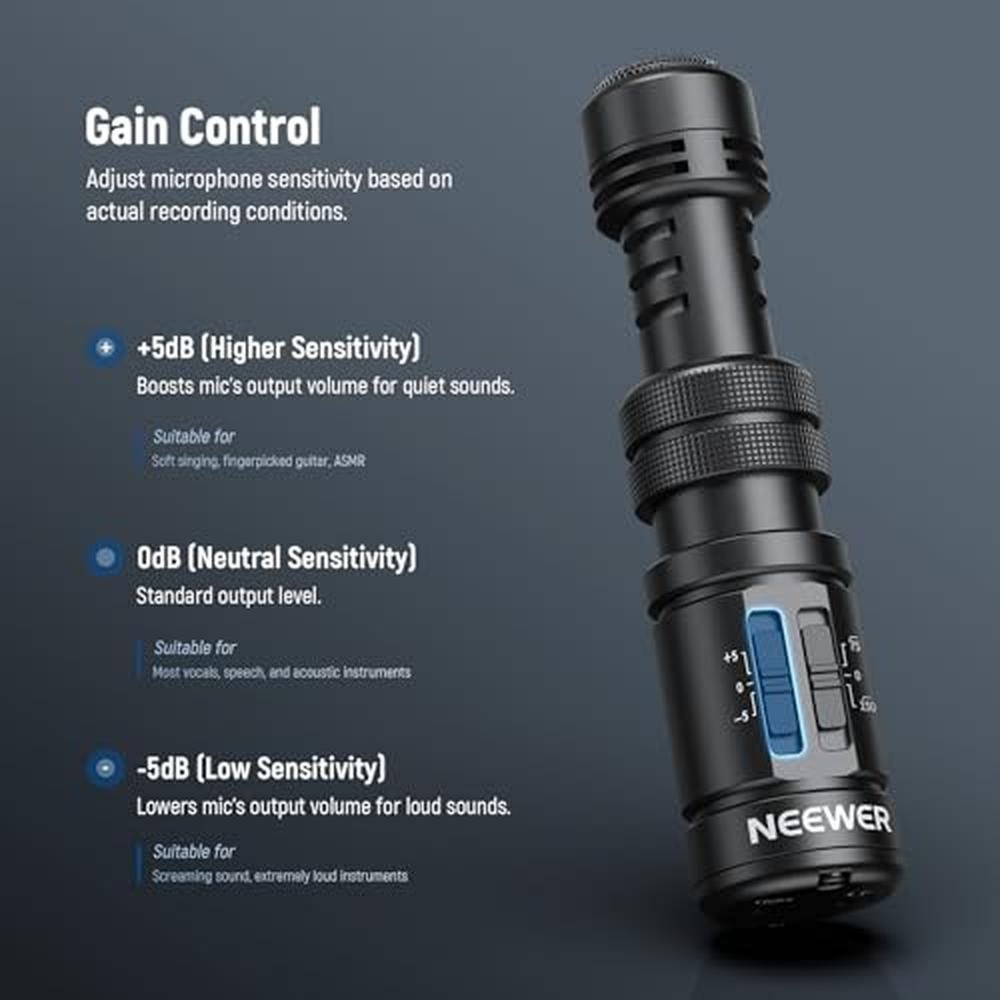 NEEWER Plug & Play Vlog Microphone – In Use