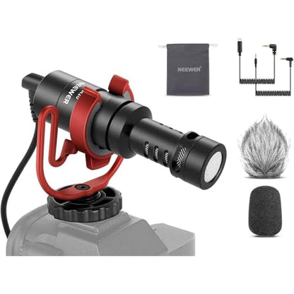 Neewer Plug: Neewer Plug & Play Vlog Microphone – Front View