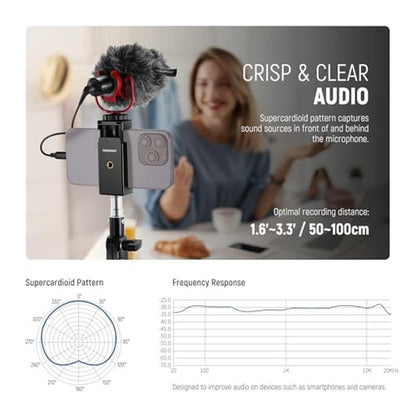 Neewer Plug: Neewer Plug & Play Vlog Microphone – Side View