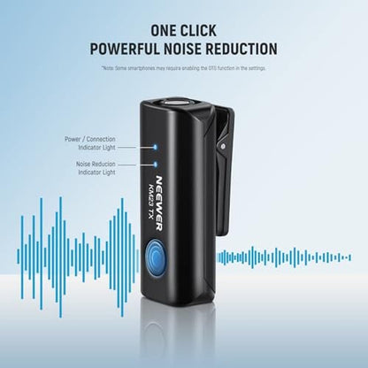 Neewer Lavalier: Neewer Wireless Lavalier Microphone – Close-up Detail