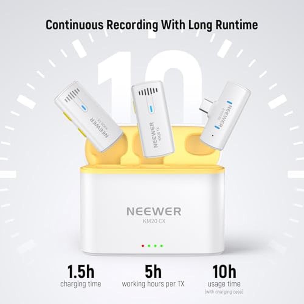Neewer Wireless Lavalier Microphone System for iPhone – Packaging