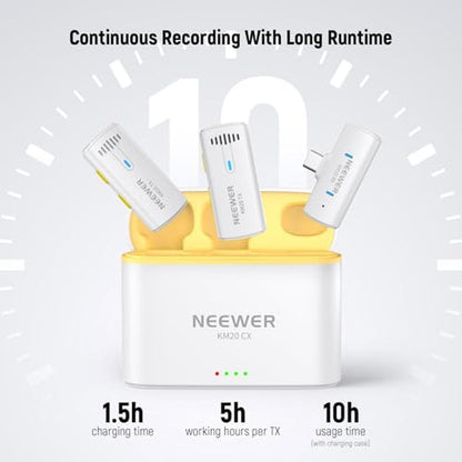 Neewer Wireless Lavalier Microphone System for iPhone – Packaging