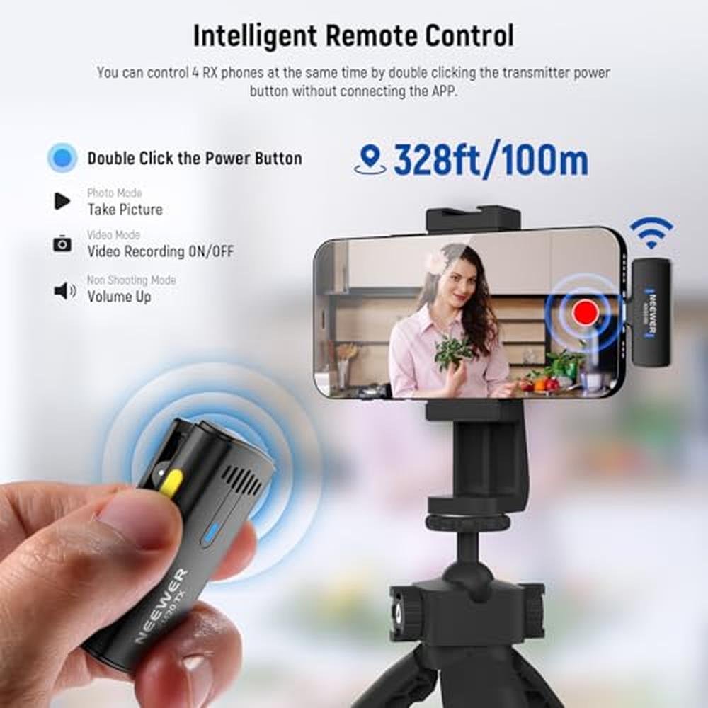 Neewer Wireless Lavalier Microphone System – Packaging