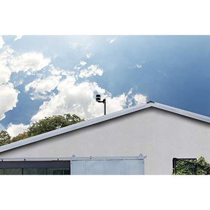 Wind Anemometer: Wireless Anemometer with Wind Speed and – Side View