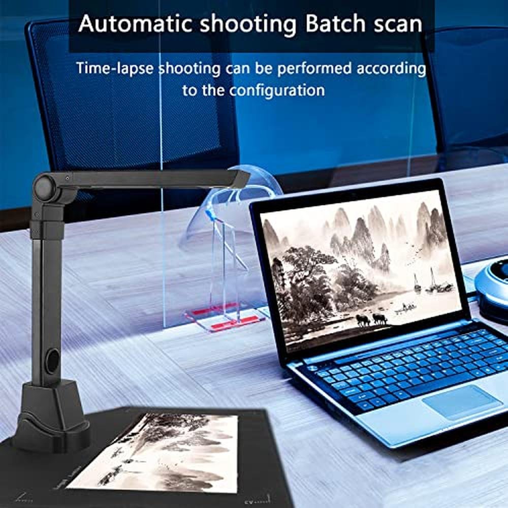 NetumScan 13MP Book Document Camera – Side View