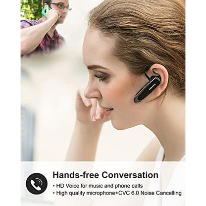 Headset Bee: New Bee Bluetooth Earpiece V5.0 Wireless – Side View