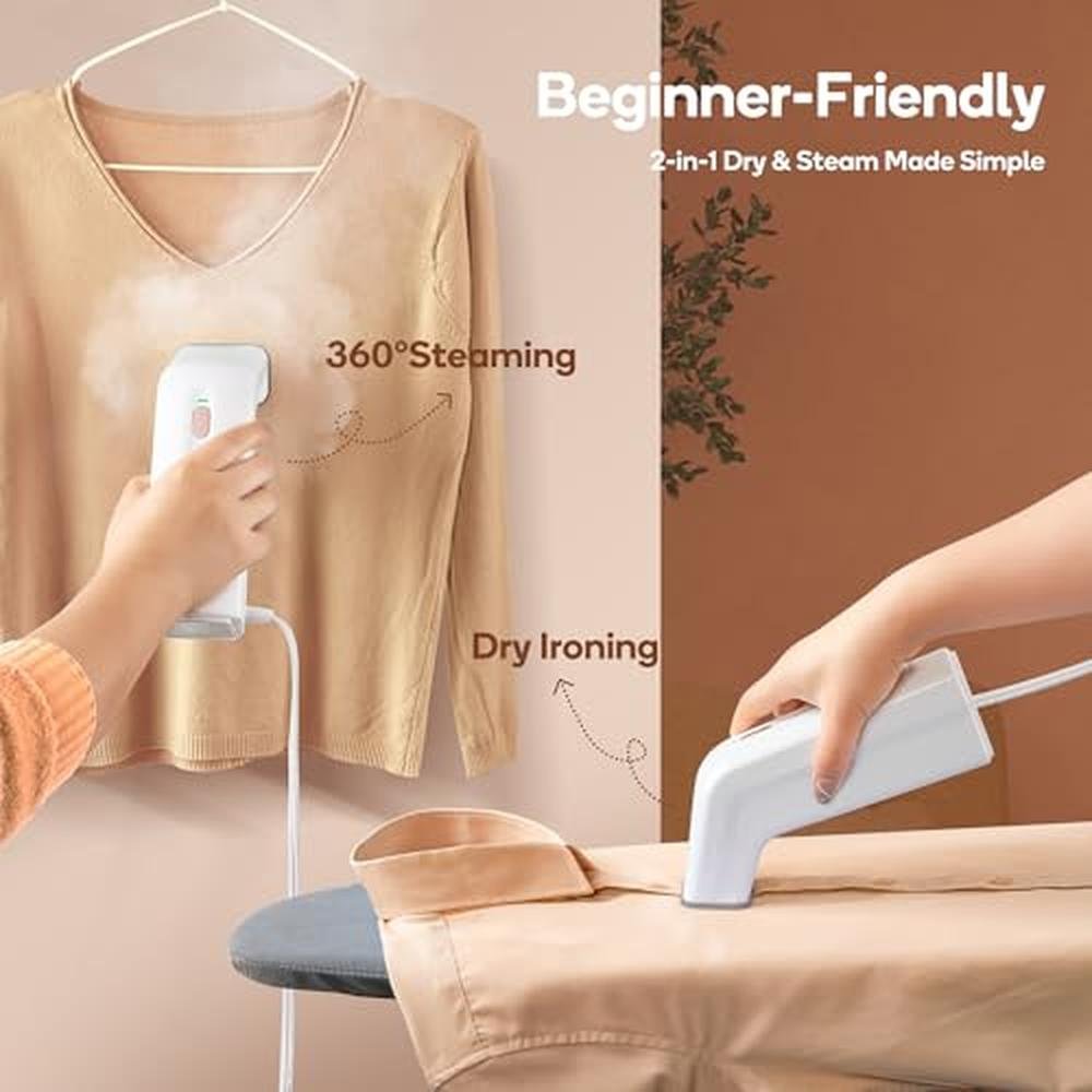 Newbealer 2in1 Steamer and Dry Iron – Side View