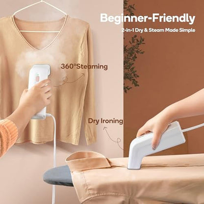 Newbealer 2in1 Steamer and Dry Iron – Side View