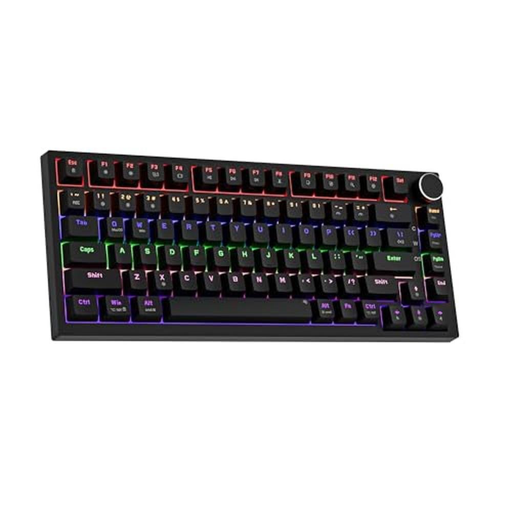 Mechanical Keyboard: Newmen GM326 75% Compact Hot Swappable – Front View