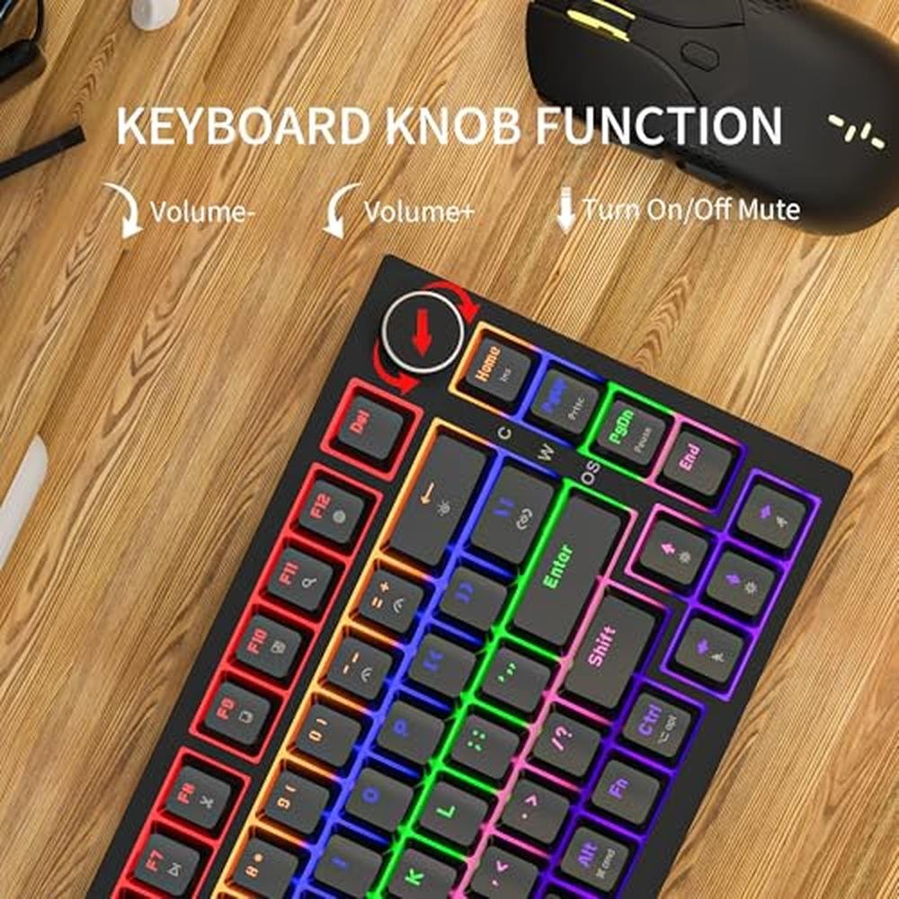 Mechanical Keyboard: Newmen GM326 75% Compact Hot Swappable – In Use