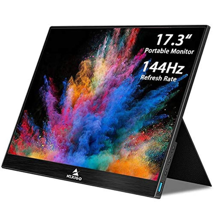 NexiGo 144Hz: 17.3 Inch Portable Gaming Monitor – Front View