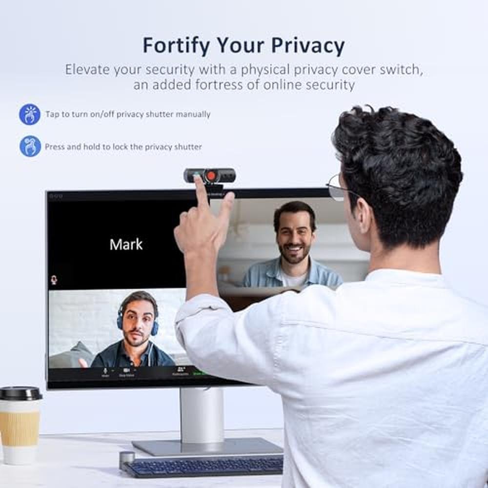 NexiGo HelloCam Pro: 1080p 60FPS Autofocus Webcam with – Close-up Detail