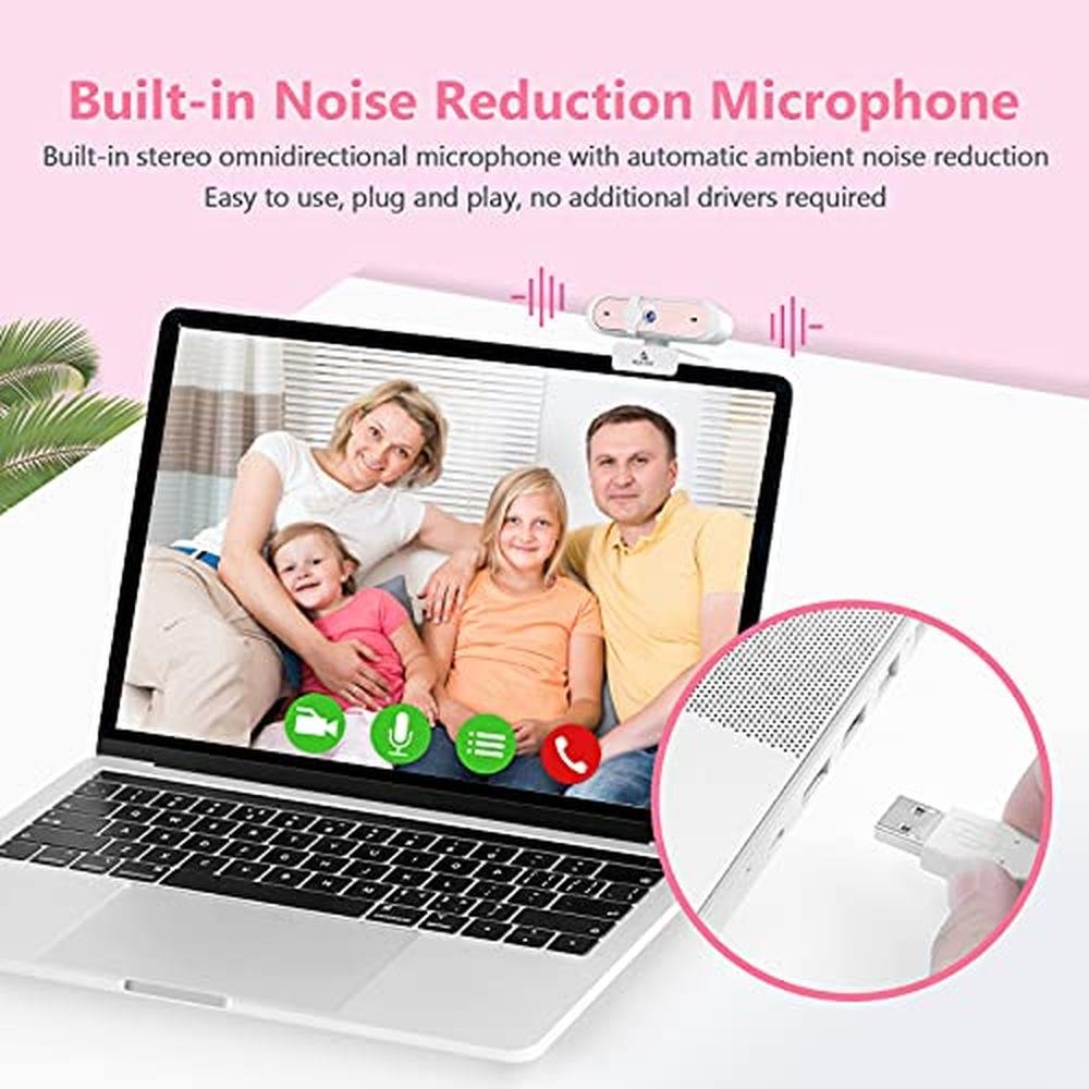 Nexigo N660P: 1080p 60fps Webcam with Software Control and – Close-up Detail