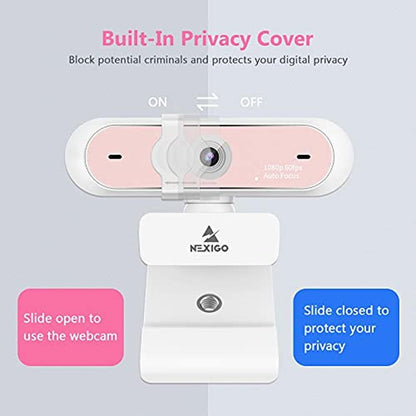 Nexigo N660P: 1080p 60fps Webcam with Software Control and – Packaging