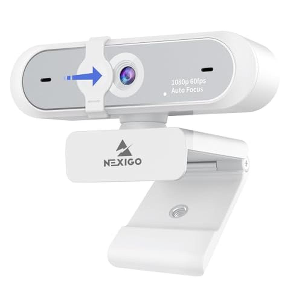NexiGo N660P: 1080p 60fps Webcam with Autofocus and Dual – Front View