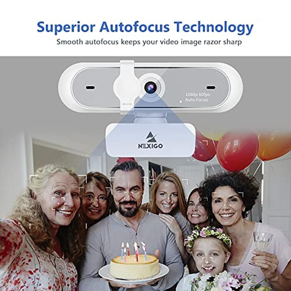 NexiGo N660P: 1080P 60FPS Webcam with Software Control – In Use