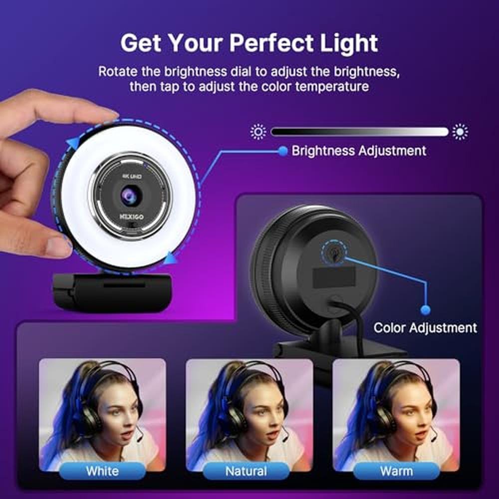 NexiGo N680E Pro 4K Webcam: Advanced PDAF Autofocus – In Use
