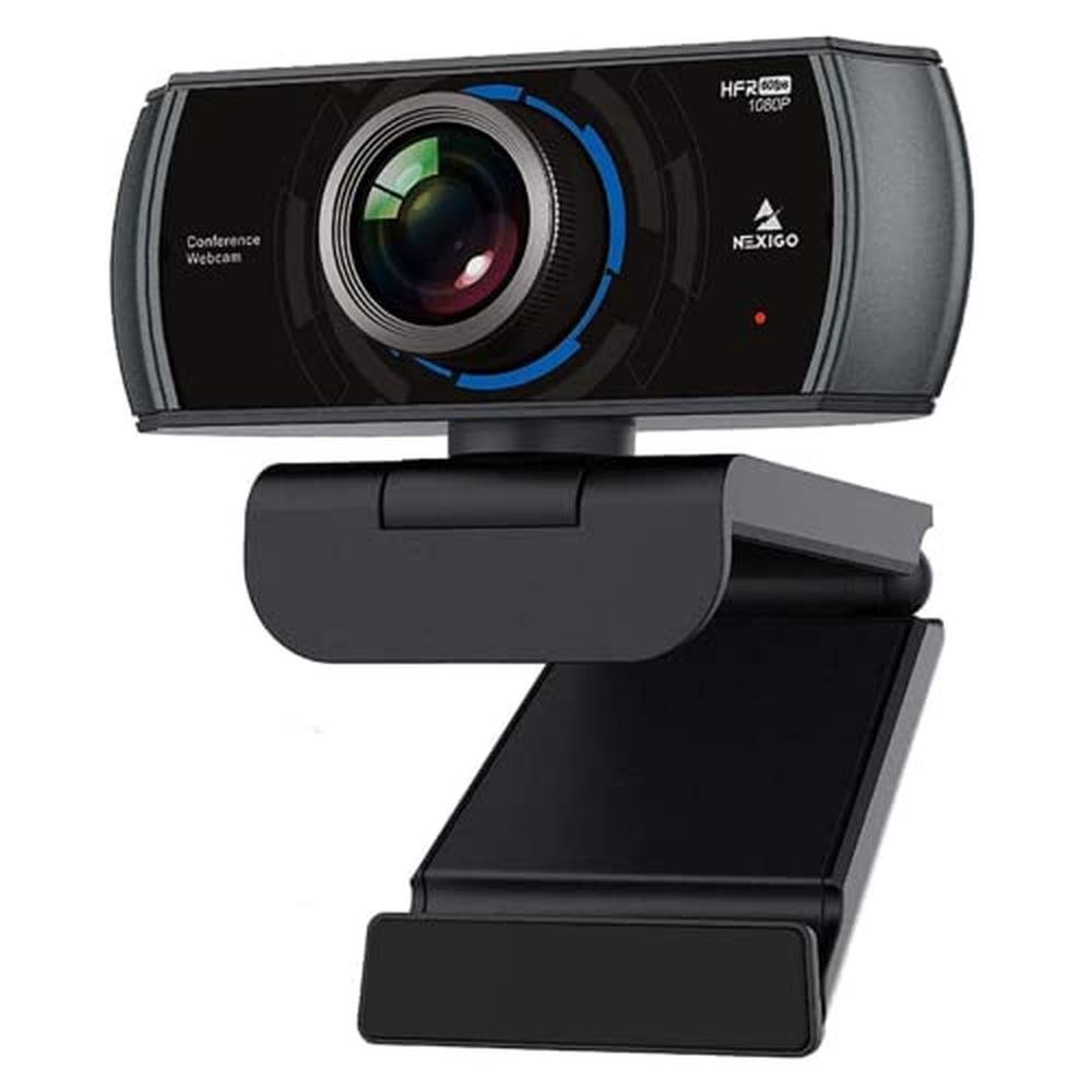 Nexigo N980P: 1080p 60fps Webcam with Microphone and – Front View