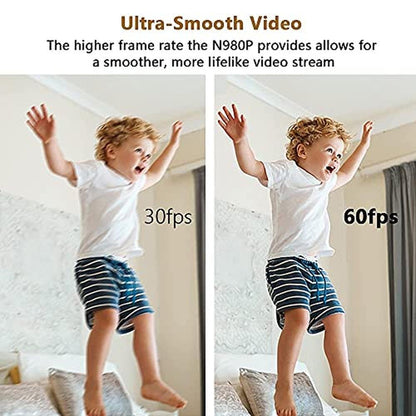 Nexigo N980P: 1080p 60fps Webcam with Microphone and – Close-up Detail