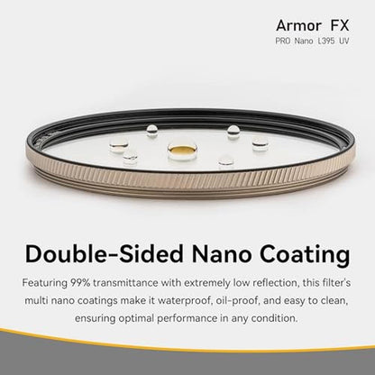 NiSi: 72mm Armor FX PRO Nano L395 UV – In Use