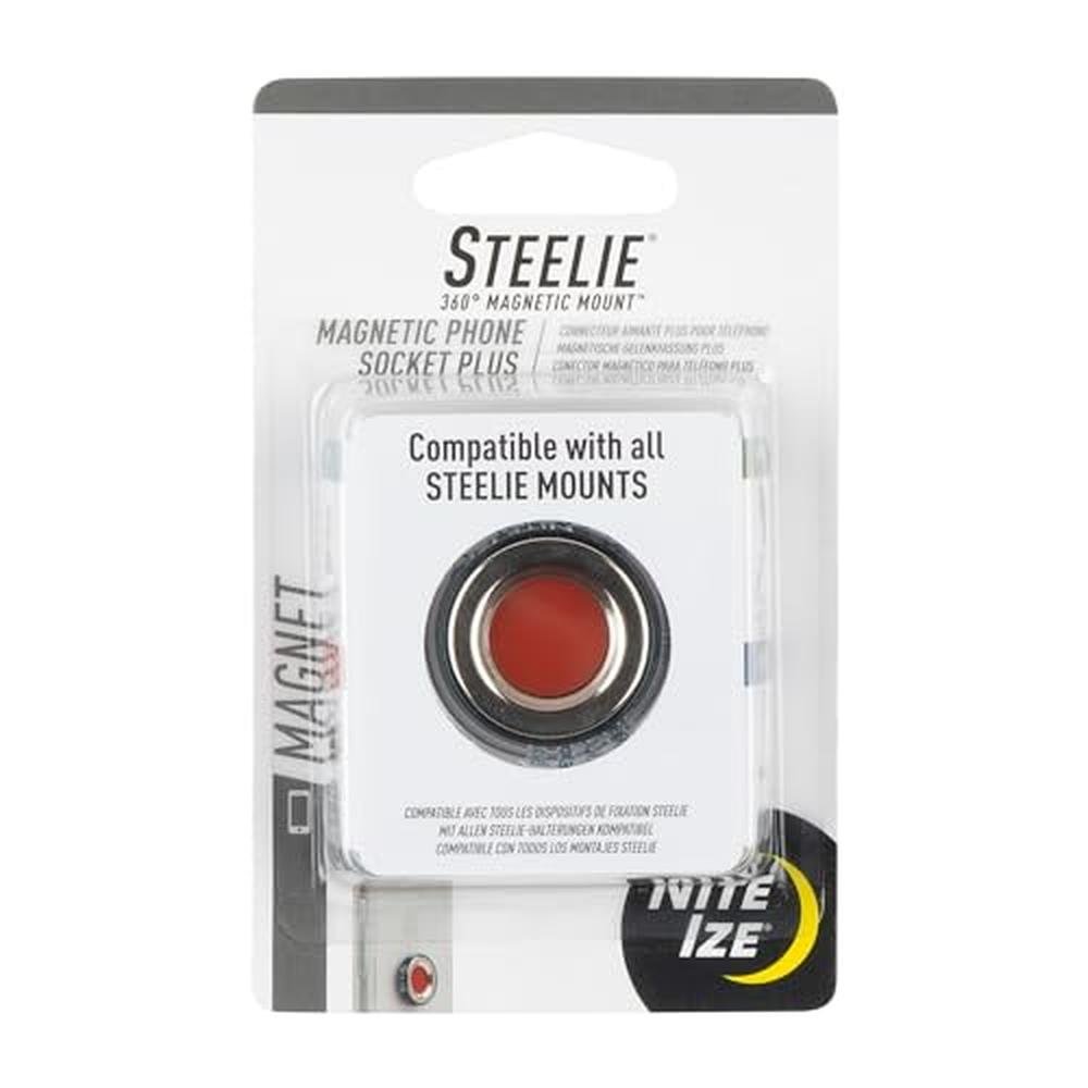 Phone Steelie: Nite Ize Steelie Magnetic Phone Socket Plus – Front View