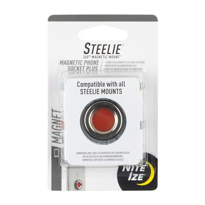 Phone Steelie: Nite Ize Steelie Magnetic Phone Socket Plus – Front View
