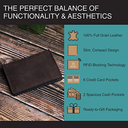NKPT Premium Leather Credit Card Holder Wallet for Men – Packaging