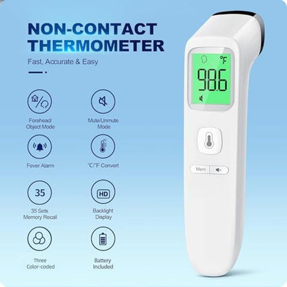 Thermometer Mode: No-Touch Thermometer for Adults and Kids – Side View
