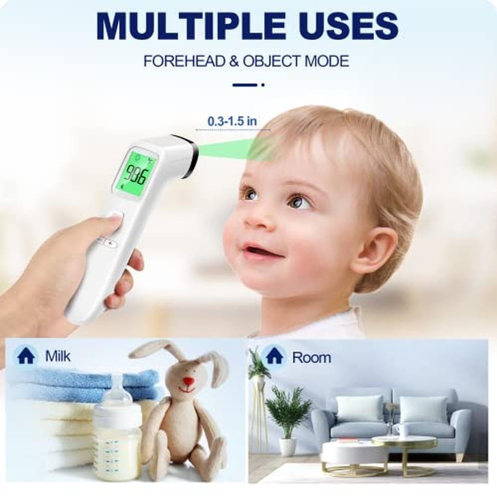 Thermometer Mode: No-Touch Thermometer for Adults and Kids – In Use