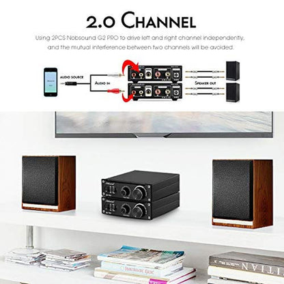 Nobsound TPA3255: Nobsound G2 PRO 300W Mono Channel Class D – Side View