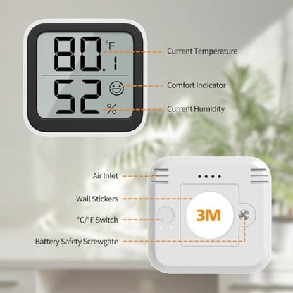 Room Noklead: NOKLEAD Thermometer Humidity Meter – Close-up Detail