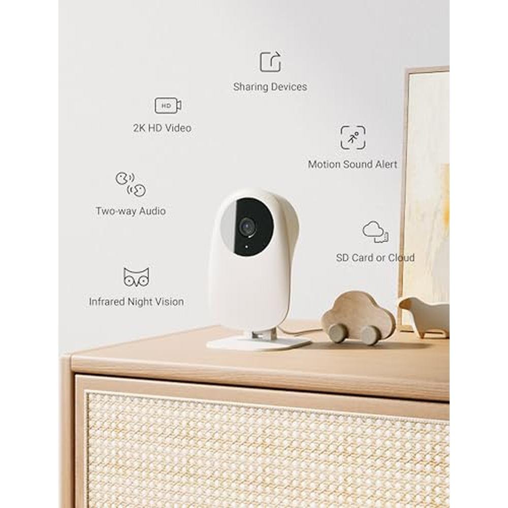 Baby Monitor: Nooie WiFi Smartphone Baby Monitor with – Front View